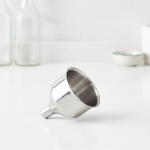 Silber Mini Edelstahl Kleine Mund Trichter zum Befüllen Flachmann Schmale Flaschen Bar Weinflasche Bar Zubehör