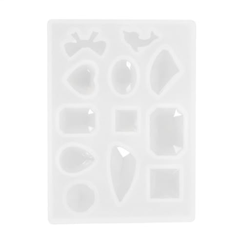 Moldes de joyería de resina | Moldes colgantes de resina epoxi de silicona, molde de silicona para hacer joyas, moldes de manualidades para aretes, collares, bolsas de decoración