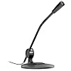 Speedlink Pure Desktop Voice Microphone SL-8702-BK, High Recording Quality, Large Circular Base, Flexible Microphone Neck, Easy Installation, 1.7 Metres Cable, Black #1