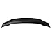 IKON MOTORSPORTS, Trunk Spoiler Compatible with 2022-2026 Subaru WRX All Models, R Style Matte Black ABS Plastic Rear Trunk Lid Spoiler Wing Lip