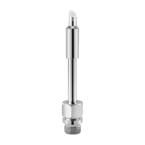 Cemaystic はんだ付けチップ 0.5mm 真鍮コア シルバーカラー ? ほとんどのはんだごてと互換性あり 鉛フリー対応 耐高温で長期間使用可能 回路基板修理やDIYに適した溶接リワークツール