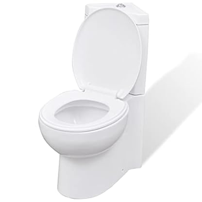 WYIPENGF Sanitärkeramik WC Keramik WC Badezimmer Ecktoilette Weiß