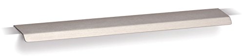 Image of Geo Profile Handle for Kitchen/Bedroom/Cabinet/Door/Cupboard/Drawer Handle - Finish - Stainless Steel Effect (Length: 45mm / Hole Centres: 32mm)