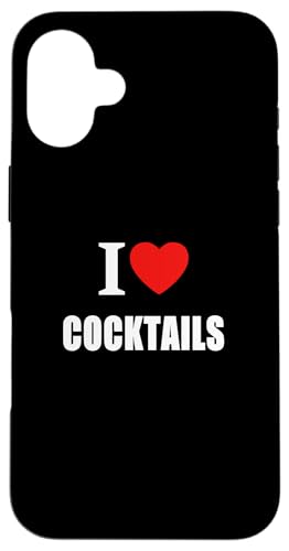 I Love Cocktails for Men Women and Student �X�}�z�P�[�X iPhone 16 Plus �p
