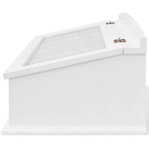 Range-couverts baroque en verre et MDF pour protéger de la poussière - 5