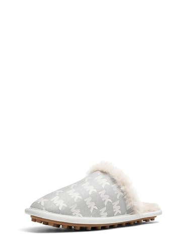 Michael Kors Women's Ada Slipper, Silver, 11