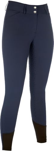 Pantalon HKM Tampa silicone évite les glissements en selle pour cavalière