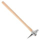 DOITOOL Hochleistungshammer Präzisionshammer 100g mit 40cm Holzstahlgriff Spitz Zulaufend Ergonomisch für Eisenbahninspektion Schiffswartung Lokomotivreparatur