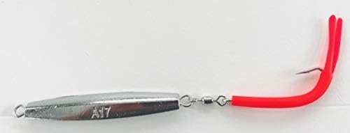 6- A-17 Ava Diamond Jigs 2 oz.with Split Tube Tail Hooks