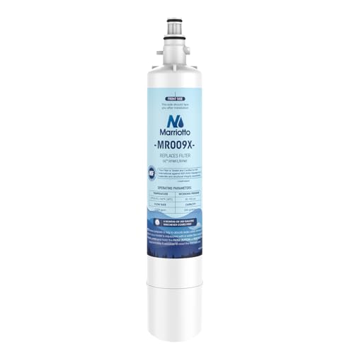 MARRIOTTO Replacement for GE® RPWFE, RPWF (Built-in CHIP) Refrigerator Water Filter, Compatible with GFE28GELDS, PFE28KELDS, PFE28KYNFS, GFD28GELDS, GYE22HMKES, GFE28GYNFS, GFD28GYNFS, Pack of 1