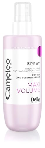 Cameleo Expert – Maxi Volume – Spray per capelli senza volume – Solleva dalle radici, dona corpo e leggerezza, riduce il crespo – Proteine del Grano & HydroScalp – 150 ml