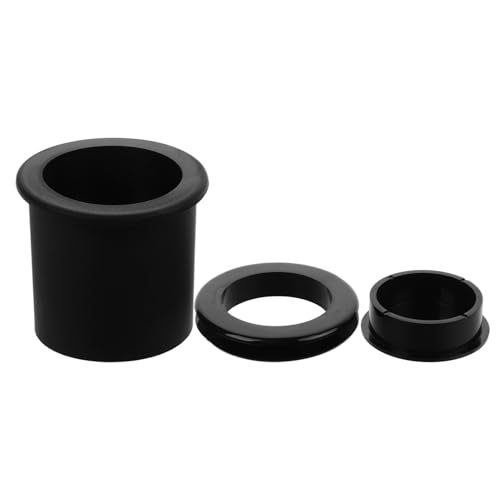 jojofuny Schirmkeil und Verschlussring Satz aus Silikon und Gummi Rutschfest für Terrassentischloch Schwarz Stabilisierendes Sonnenschirmzubehör für Außenbereich