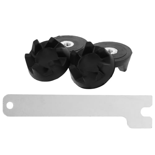 GANAZONO Engranajes de Acoplamiento para batidora de Vaso Negro con Herramienta de extracción y Llave Inglesa, 1 Set Compatible con WP9704230VP para fácil instalación y Uso doméstico
