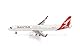 Herpa Modellflugzeug Qantas Airbus A321XLR - VH-OGA Great Ocean Road, Miniatur im Maßstab 1:500, Sammlerstück, Flugzeug Modell ohne Standfuß, Metall