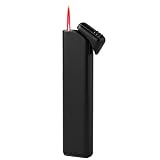 Briquet Tempete Gaz Rechargeable, Flamme Rouge (Gaz Non Inclus)