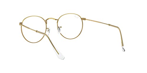 Image of Ray-Ban Unisex Rx3447v Round Metal Round Prescription Eyeglass Frames