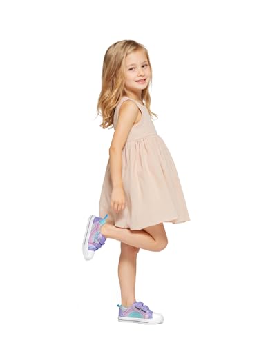 Image of K KomForme Toddler Shoes, Hook & Loop Canvas Sneakers for Boys and Girls | Slip-on, Lightweight, Comfortable