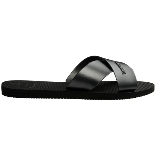 Image of Havaianas womens Aqua Metallic Sandal Black