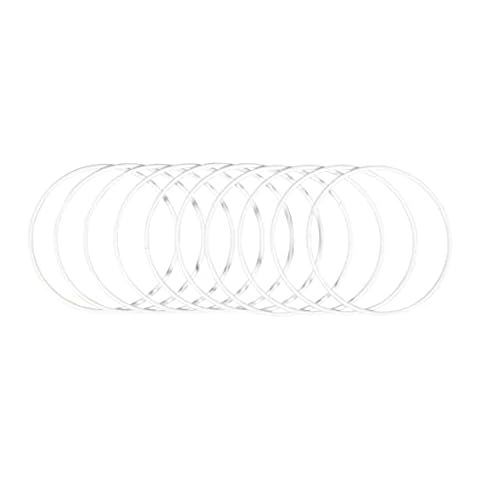 Rayher Anneaux en métal blanc Cover