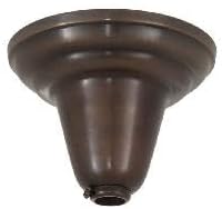B&P Lamp® Antique Bronze Fixture Ceiling Light Canopy Plate, 5 1/4 Inch Diameter
