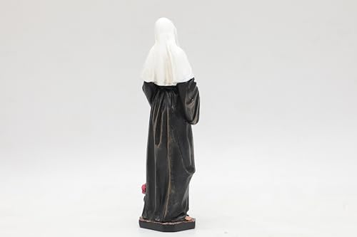 Estatua de San Rita de 5 pulgadas para altar miniatura 3