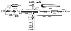 BADGER AIR BRUSH CO Shell-Model 100Gxe - BA50-0341