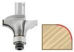 Amana Tool - M12RW64 Carbide Tipped Miniature Corner Round 1/4 Radius x 13/16 Dia x 3/8 x