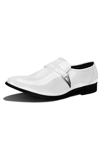 Image of Mens Tuxedo Shoes Patent Leather Formal Business Oxford Dress Shoes