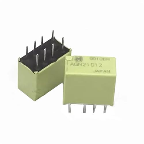 Relais AGN21012 12V 8PIN commutation stable 12DCV lot de 5