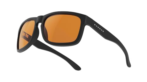 GUNNAR Gaming Glasses - Intercept Onyx Amber Max Lens - Blue...