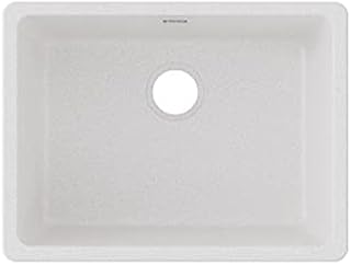 Elkay Quartz Classic ELGU2522WH0 Single Bowl Undermount Sink, White