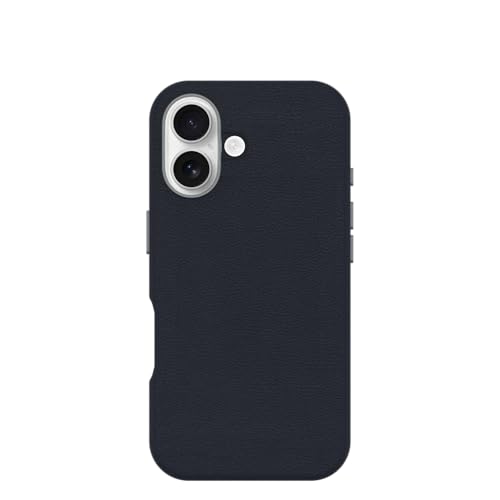Image of OtterBox iPhone 16 Symmetry Series Cactus Leather for MagSafe - Blue Sentiment - Ultra-Thin, Sleek iPhone Case, Premium iPhone Case, MagSafe Compatible