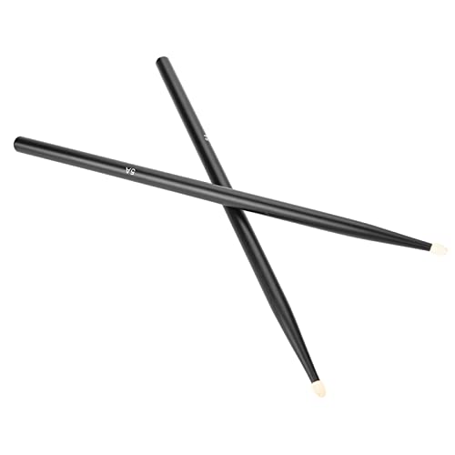 Baquetas 5A de madera de arce, par perfectamente equilibrado para bateristas que buscan precisión y comodidad (negro) miniatura 3