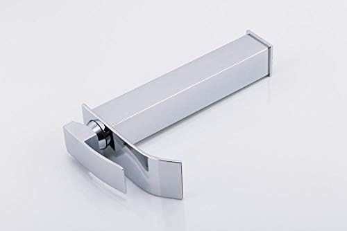 Robinets de lavabo en cascade au design épuré en argent durable - 6