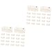 Hemoton 50 Pcs Light Buckle Ceiling Lights Buckle Light Bar Mounts Mounting Lamp Clips Ceiling Lights Fixed Clips Home Items Home Accessories Led White Plastic to Rotate Rotary Buckle