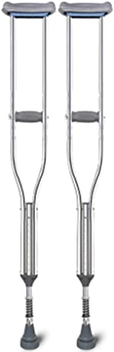 Béquilles sous les aisselles en acier inoxydable taille M