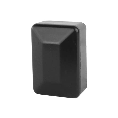 Zaunpfahlkappen rechteckig Pfostenkappen Rechteckstopfen Zaunkappen Abdeckkappen schwarz 60 x 80 mm 10 Stück
