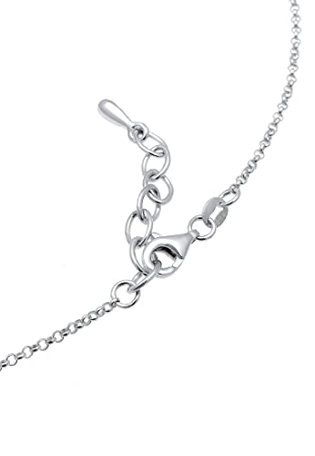 Elli Halskette Damen Choker Kreis Trend Geo in 925 Sterling Silber
