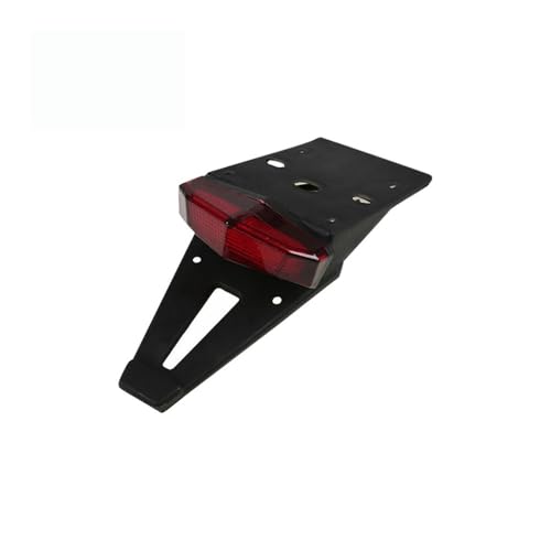 Feu de frein moto LED haute luminosité 12V-15V étanche avec support de plaque