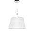 Dainolite BRY-S-PC-2400, 1 Light White Pendant