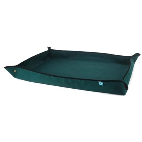 園芸シート 作業マット防水プランティング ガーデニング シート 家庭菜園 グリーンシート ガーデニングマット 園芸用品 ガーデニング用品 園芸 (100*150cm,ダークグリーン)