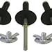 Large Head Black Exploding Pop Rivets 250ct Bryke Racing