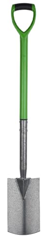Unibos | Heavy Duty Garden Border Spade - Garden Tools Outdoor Digging Gardening Accessories Hand Spade With Durable Plastic D-Handle Gardening Tools (Border Spade)