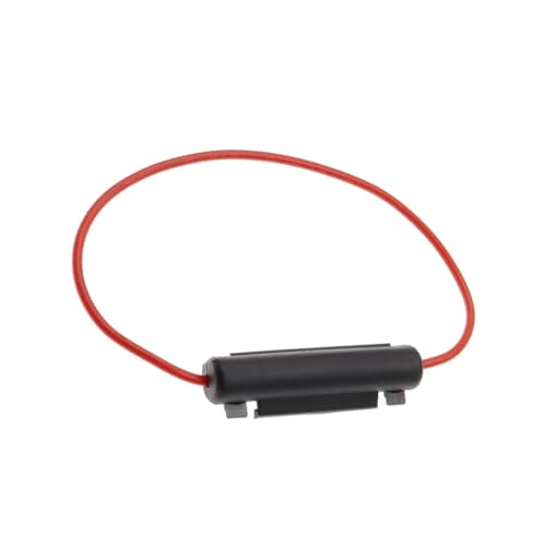 Porte-fusible 6x30mm avec fil 20AWG intégré pour l'installation audio de votre auto