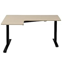 Amazon.co.jp: [山善] 電動昇降デスク L字 右天板 昇降式 幅140×奥行