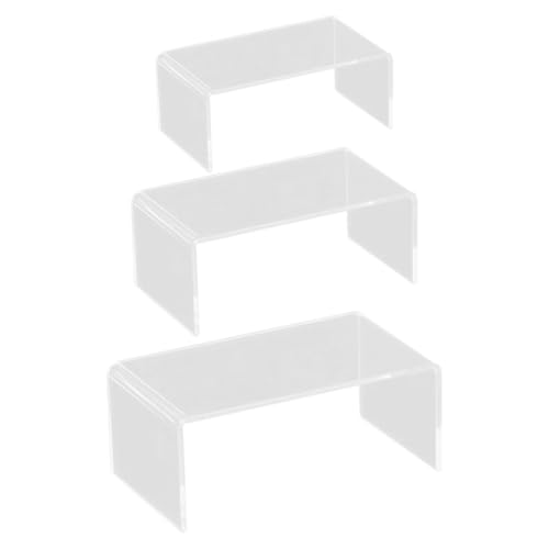 Étagères à chaussures en acrylique transparent support de présentation en U pour rayons