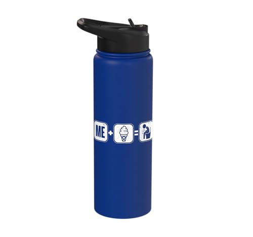 Lactose Intolerant Milk Intolerance Ice Cream Allergy Stainless Steel Insulated Water Bottle