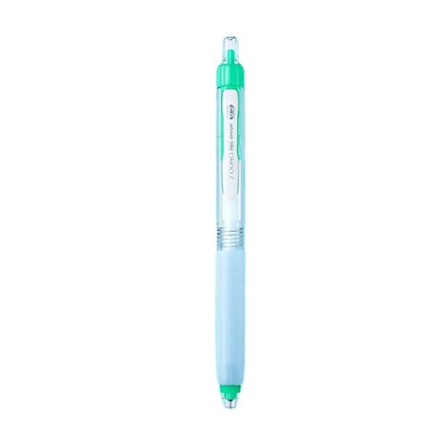 12-Static Sound Control, Quick-Drying, Double-Bead Student Brush Pen-Bubble Blue-0.5mm.