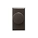 Bravura Hardware 936 Nashville Knob Passage Lockset with Modern Rectangle Trim for Hallway/Office, Oil Rubbed Bronze