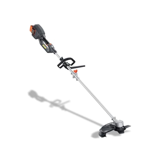 FUXTEC Decespugliatore a Batteria 2x20V FX-E2MSSET - Con 2xBatterie e Doppio Caricatore - Larghezza di Taglio 25,5-35cm, Lama e Filo, 10kg, Fino a 6000 giri/min - 9